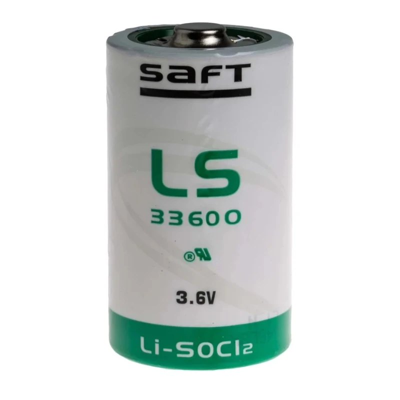 Saft Lithium Thionyl Chloride D Battery 3.6 V 17 Ah LS33600