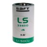 Saft Lithium Thionyl Chloride D Battery 3.6 V 17 Ah LS33600