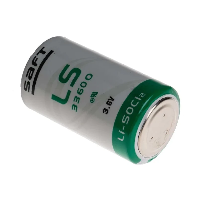 Saft Lithium Thionyl Chloride D Battery 3.6 V 17 Ah LS33600