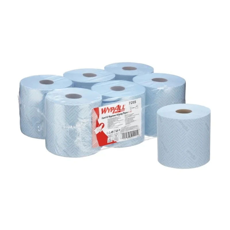 WYPALL L10 General Clean™ 1 Ply Roll Paper Towel 380 x 195 mm, 800 Sheets 7255