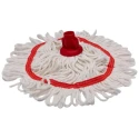 RS PRO Yarn Mop Head with Red Socket, Screw Fitting, 182g Dry Weight 201-9581