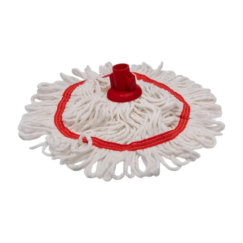 RS PRO Yarn Mop Head with Red Socket, Screw Fitting, 182g Dry Weight 201-9581