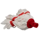 RS PRO Yarn Mop Head with Red Socket, Screw Fitting, 182g Dry Weight 201-9581