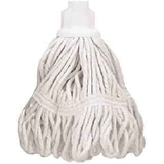 RS PRO Yarn Mop Head White, Screw Fitting, Dry Weight 182g, Model 201-9583