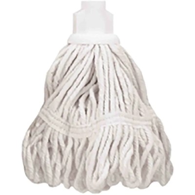 RS PRO Yarn Mop Head White, Screw Fitting, Dry Weight 182g, Model 201-9583