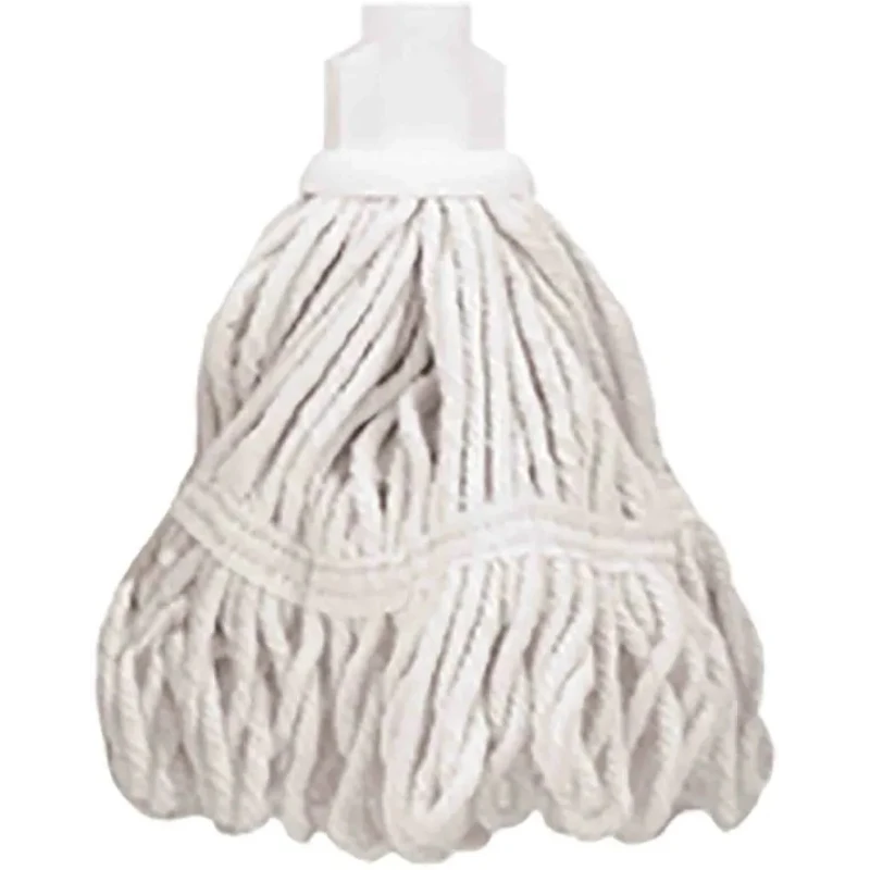 RS PRO Yarn Mop Head White, Screw Fitting, Dry Weight 182g, Model 201-9583