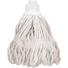 RS PRO Yarn Mop Head White, Screw Fitting, Dry Weight 182g, Model 201-9583