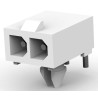 TE Connectivity Mini-Universal MATE-N-LOK Series Right Angle Through Hole PCB Header 2 Contact 4.14 mm Pitch 600V 1-770966-0