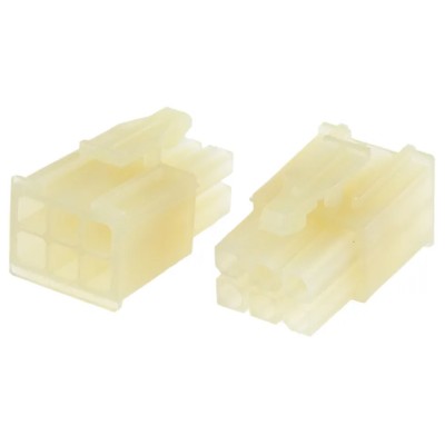 TE Connectivity Wire to Wire Connector Cable 6 Pole Crimp Nylon Housing 600V AC 9.5A MATE-N-LOK 172339-1