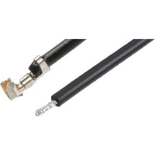 Molex PicoBlade Crimp Wire Unterminated 450 mm Black 2149212215