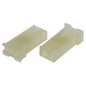 TE Connectivity MATE-N-LOK Wire to Wire Connector Cable, 2 Pole, 600V AC, 9.5A Current, Nylon Housing and Contact 172343-1