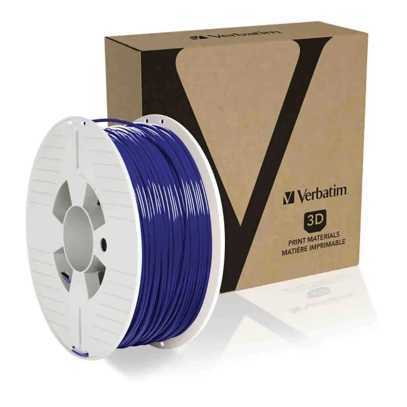 Verbatim 2.85 mm Blue PLA 3D Printer Filament, 1 kg 55332