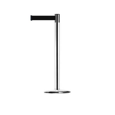 Tensator 2.3 m Safety Barrier Steel Black Silver 889U-1P-B9