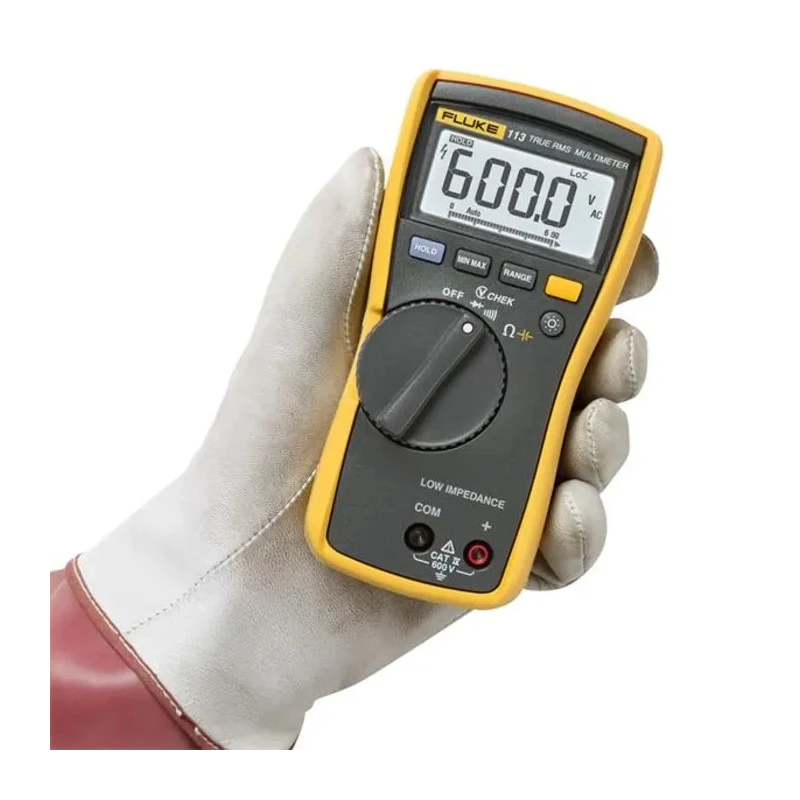 Fluke Handheld Digital Multimeter True RMS 600 V ac 113 FLUKE 113