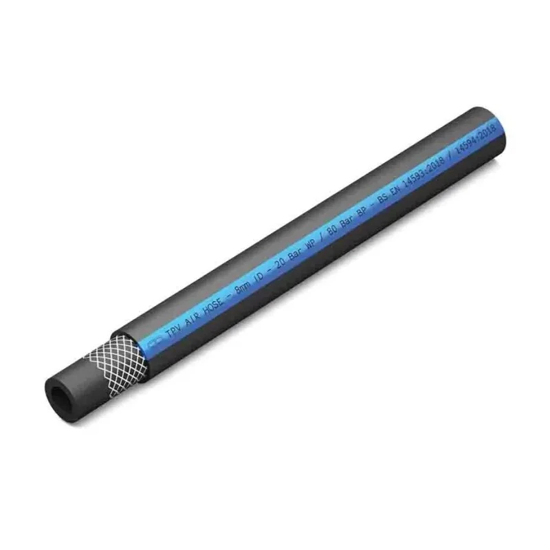 RS PRO Thermoplastic Elastomer Hose Pipe 20 bar Pressure 25 m Length Black Blue 202-0992