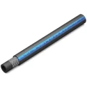 RS PRO Hose Pipe TPV Thermoplastic Elastomer 25m Length 20 bar Pressure Black Blue 21mm OD 12.7mm ID 202-0995