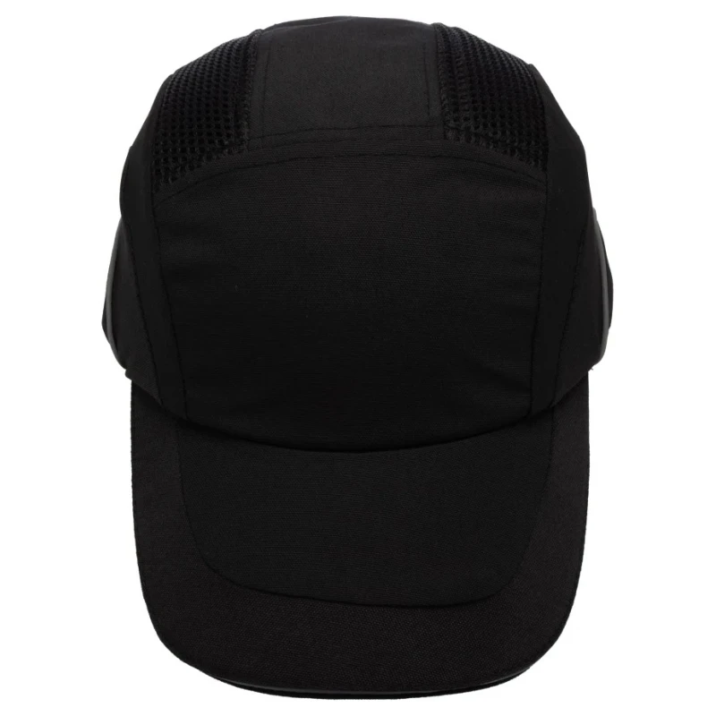 JSP Black Standard Bump Cap High Density Polyethylene, Ventilated, Slip Ratchet Adjustable, Head Size 52 to ABR000-001-100