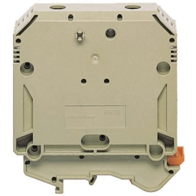 RS PRO DIN Rail Terminal Block Brown, 35mm² and 95mm² Cable Capacity, 1kV, 232A Current Rating 501-718