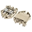 RS PRO DIN Rail Terminal Block Brown 2.5mm² to 35mm² 1-Level 800V 125A 501-724
