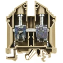 RS PRO DIN Rail Terminal Block Brown 2.5mm² to 35mm² 1-Level 800V 125A 501-724