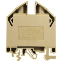 RS PRO DIN Rail Terminal Block Brown 2.5mm² to 35mm² 1-Level 800V 125A 501-724