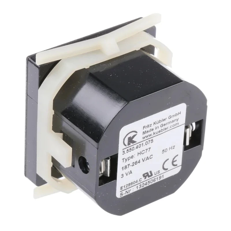 Kubler HC 77 7 Digit Analogue Timer Counter Panel Mount 264V AC 3.550.401.075
