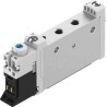 Festo Solenoid Valve 5/2 Monostable Electric Metric M5 Port 24V 1W Wrought Aluminium Alloy VUVG-L10-M52-RT-M5-1P3