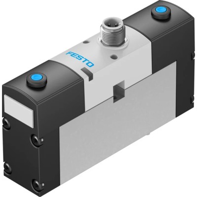 Festo Solenoid Valve 5/2 Bistable Electric 24V M12 x 1 Port Size 9mm Aluminium Body VSVA-B-B52-H-A1-1R5L