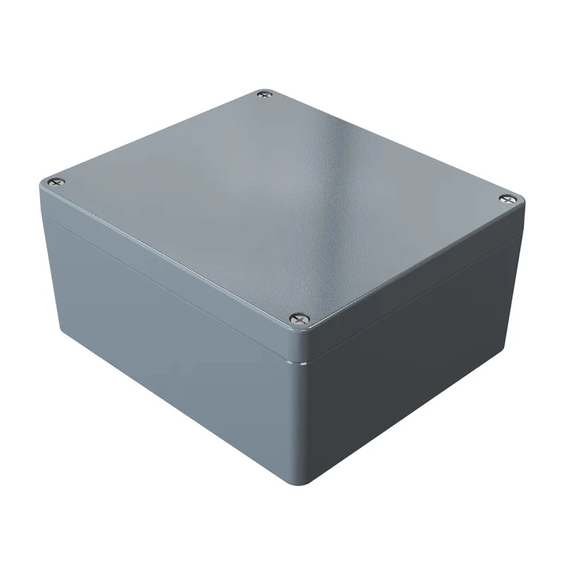 Rose Aluminium Standard Series Grey Grey Lid Die Cast Aluminium Enclosure IP66 IK09 111mm x 232mm x 202mm 01232011