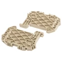 RS PRO End Stop for Use with DIN Rail Terminal Blocks Beige Polyamide 66 501-938