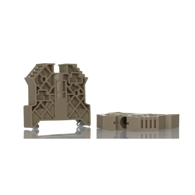 RS PRO End Stop Accessory for Top Hat DIN Rail Polyamide 66 Beige 50 mm Length 501-972