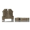 RS PRO End Stop Accessory for Top Hat DIN Rail Polyamide 66 Beige 50 mm Length 501-972