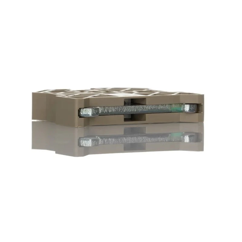RS PRO End Stop Accessory for Top Hat DIN Rail Polyamide 66 Beige 50 mm Length 501-972