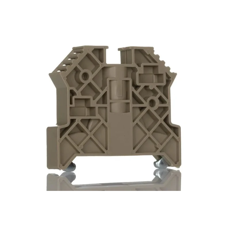 RS PRO End Stop Accessory for Top Hat DIN Rail Polyamide 66 Beige 50 mm Length 501-972