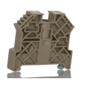 RS PRO End Stop Accessory for Top Hat DIN Rail Polyamide 66 Beige 50 mm Length 501-972