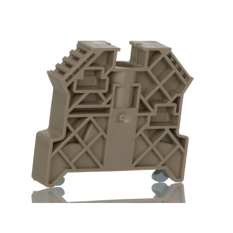 RS PRO End Stop Accessory for Top Hat DIN Rail Polyamide 66 Beige 50 mm Length 501-972