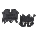 RS PRO DIN Rail Terminal Block Black, 0.2mm² to 2.5mm² Cable Size, 24A, 800V, 1-Level 501-976