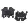 RS PRO DIN Rail Terminal Block Black, 0.2mm² to 2.5mm² Cable Size, 24A, 800V, 1-Level 501-976