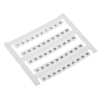 RS PRO Marker Card Accessory for DIN Rail Terminal UL CSA Certified 501-629