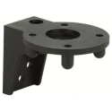 Werma KombiSIGN 50 Series Tube Mounting Bracket Wall Mount Black 70mm Base Diameter 57mm Height 960.000.01