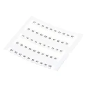 RS PRO Polyamide Marker Card for use with DIN Rail Terminal 501-679