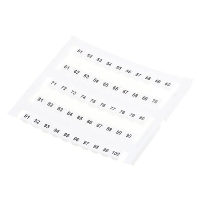 RS PRO Polyamide Marker Card for use with DIN Rail Terminal 501-679