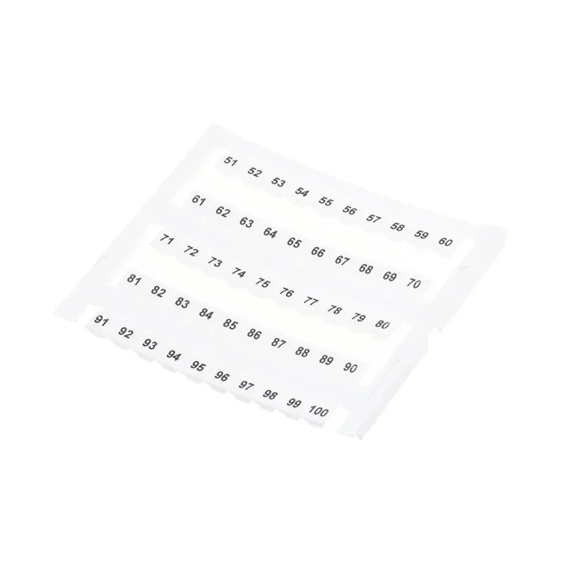 RS PRO Polyamide Marker Card for use with DIN Rail Terminal 501-679