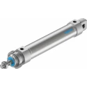 Festo Pneumatic Roundline Cylinder 125 mm Stroke Length, Double Acting, Aluminium Body, ISO 6432 Standard DSNU-32-125-PPV-A