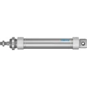 Festo Pneumatic Roundline Cylinder 125 mm Stroke Length, Double Acting, Aluminium Body, ISO 6432 Standard DSNU-32-125-PPV-A