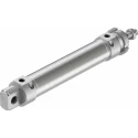 Festo Pneumatic Roundline Cylinder 125 mm Stroke Length, Double Acting, Aluminium Body, ISO 6432 Standard DSNU-32-125-PPV-A