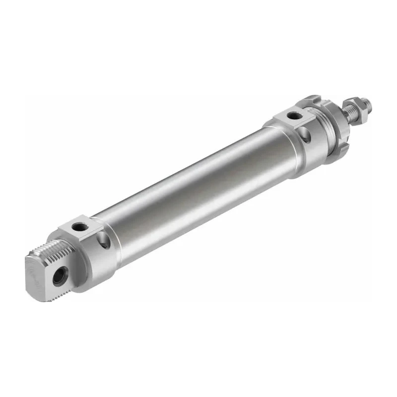 Festo Pneumatic Roundline Cylinder 125 mm Stroke Length, Double Acting, Aluminium Body, ISO 6432 Standard DSNU-32-125-PPV-A