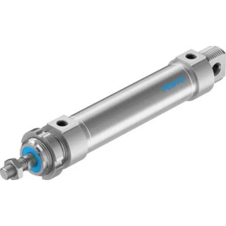 Festo Pneumatic Piston Rod Cylinder Double Acting 32 mm Bore 100 mm Stroke High Alloy Steel DSNU-32-100-P-A