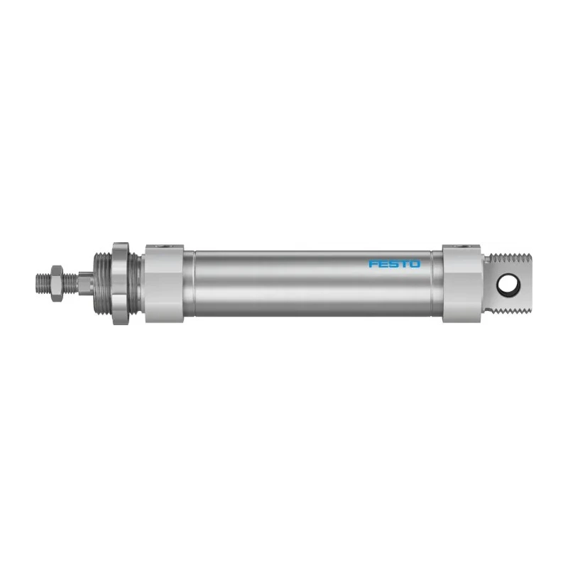 Festo Pneumatic Piston Rod Cylinder Double Acting 32 mm Bore 100 mm Stroke High Alloy Steel DSNU-32-100-P-A