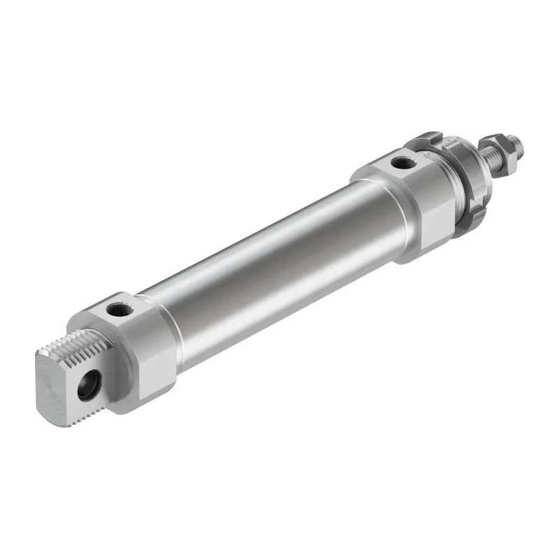 Festo Pneumatic Piston Rod Cylinder Double Acting 32 mm Bore 100 mm Stroke High Alloy Steel DSNU-32-100-P-A